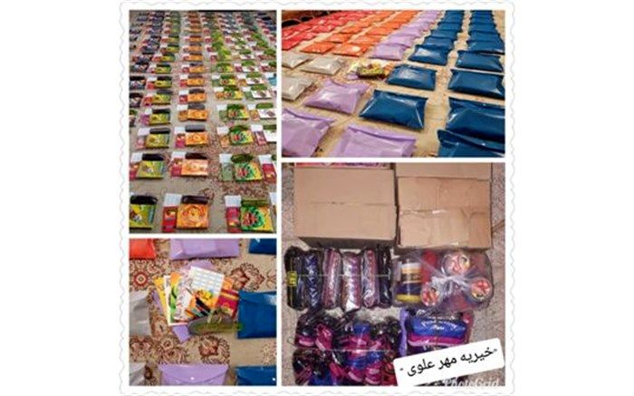 توزیع بیش از ۲۰۰ بسته نوشت افزار بین دانش آموزان نیازمند شهرستان نیشابور