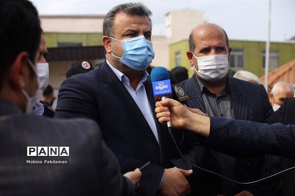 مراسم روز آتش‌نشانی در ساری