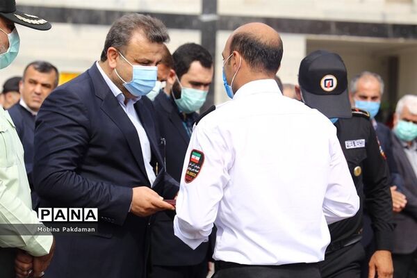مراسم روز آتش‌نشانی در ساری