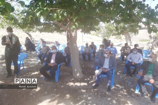 افتتاح قنات روستای کاجو بخش ماژان شهرستان خوسف توسط  سپاه پاسداران