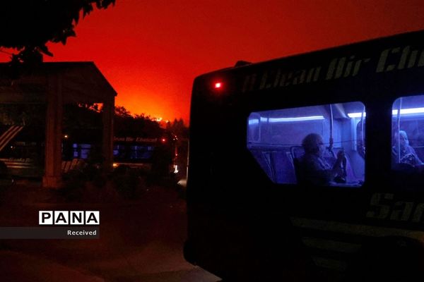 آتش سوزی در کالیفرنیا