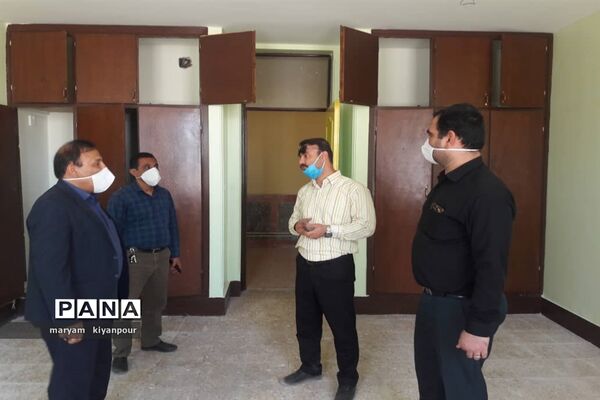 بازدید مسئولان آموزش و پرورش  از روند احداث و مقاوم‌سازی مدارس مسجدسلیمان