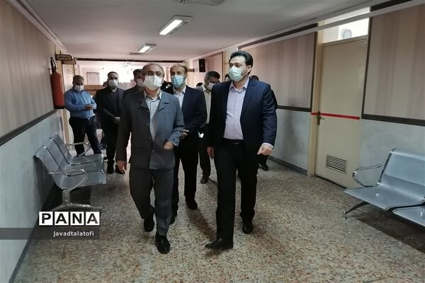 بازدید سرزده فرماندار شهرستان ری ازآموزش و پرورش ناحیه دو شهر ری