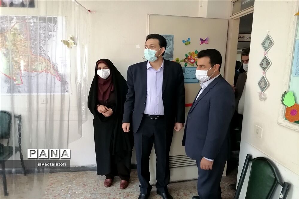 بازدید سرزده فرماندار شهرستان ری ازآموزش و پرورش ناحیه دو شهر ری