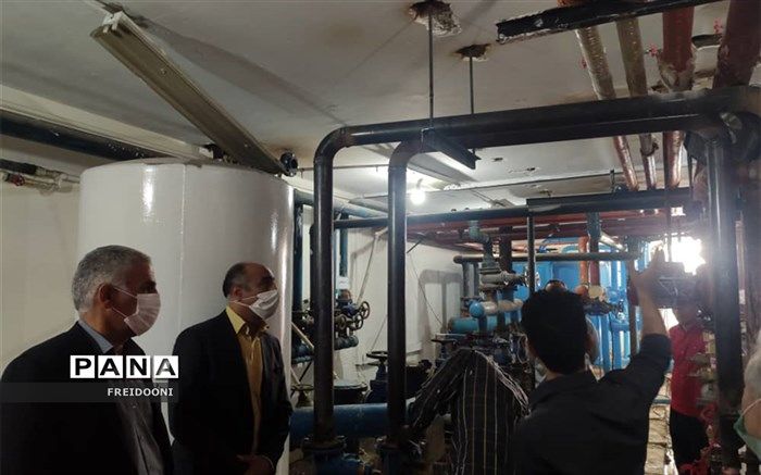 بازدید لونی از روند تعمیرات استخر شهید عراقی