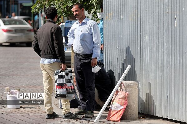 تهران در روزهای اجباری شدن ماسک