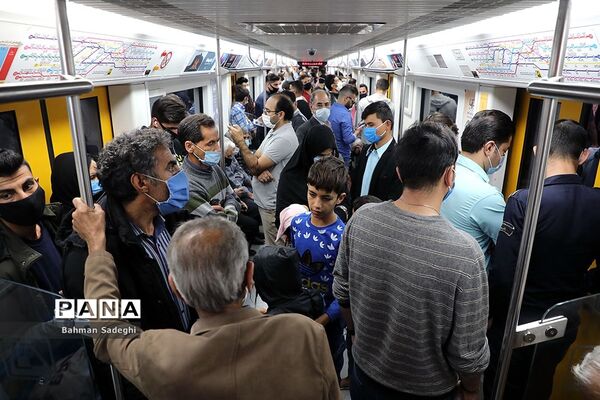 تهران در روزهای اجباری شدن ماسک