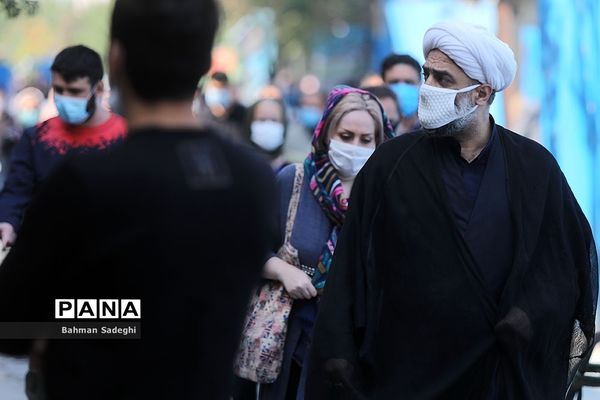 تهران در روزهای اجباری شدن ماسک