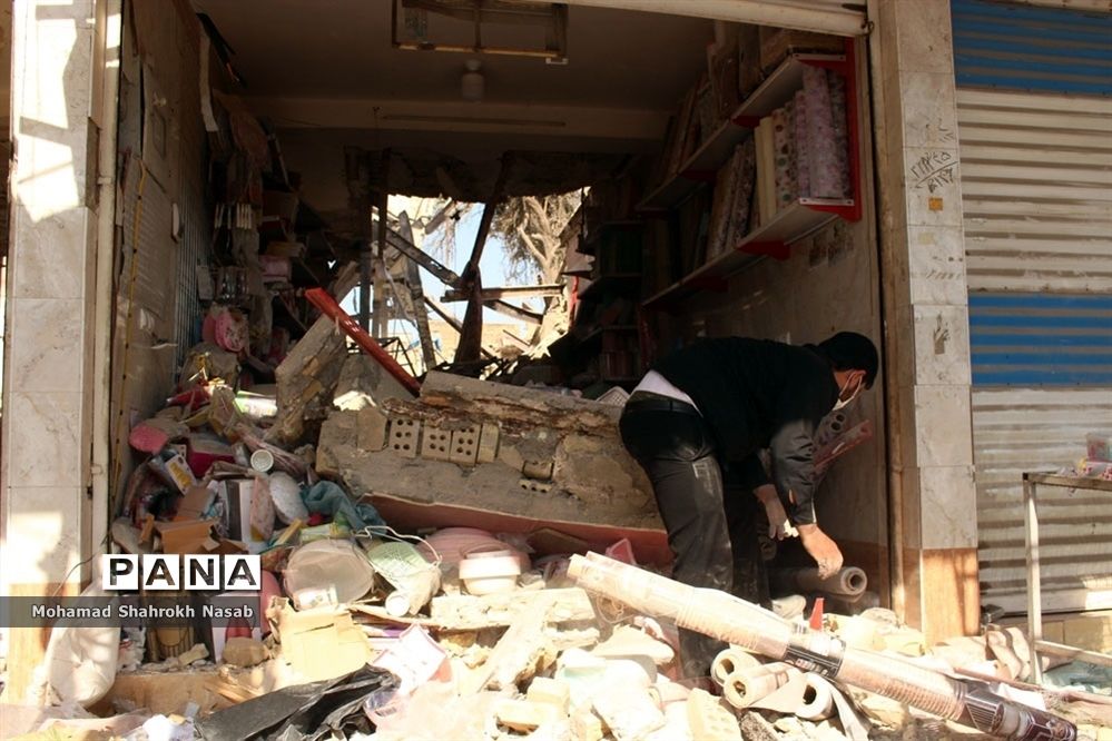 انفجار خانه مسکونی سه واحدی در محله عامری اهواز