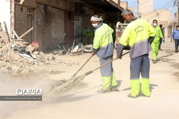 انفجار خانه مسکونی سه واحدی در محله عامری اهواز