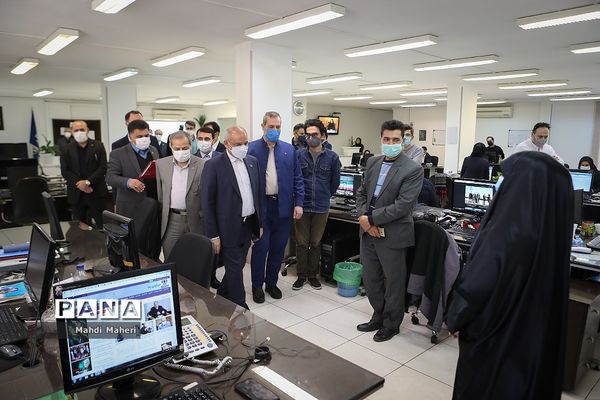 حضور وزیرآموزش و پرورش در سازمان دانش آموزی و خبرگزاری پانا-2