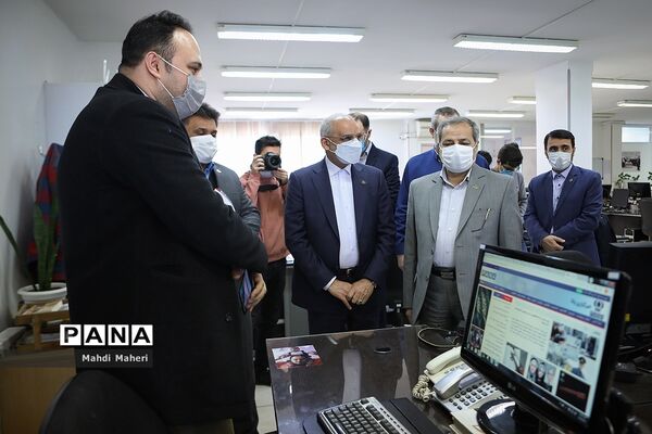 حضور وزیرآموزش و پرورش در سازمان دانش آموزی و خبرگزاری پانا-2
