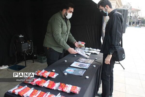 برپایی موکب فرهنگی مهدویون  به مناسب شهادت حضرت زهرا (س)