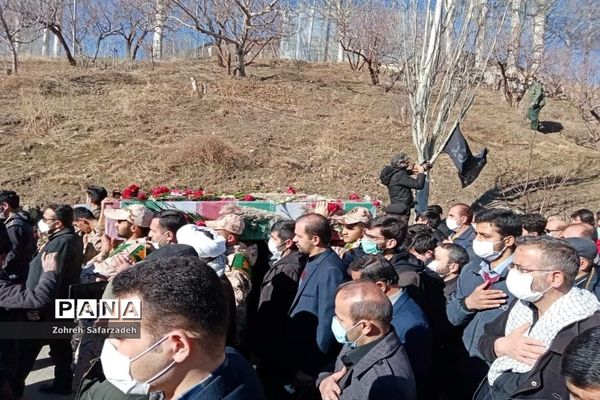 تشییع پیکر مطهر شهید گمنام دررودهن