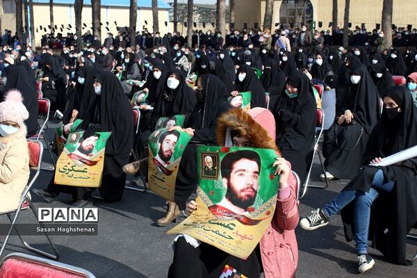 آرام گرفتن پیکر مطهر شهید عسگری  در آستان مقدس امامزاده عقیل(ع) اسلامشهر