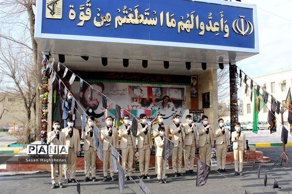 آرام گرفتن پیکر مطهر شهید عسگری  در آستان مقدس امامزاده عقیل(ع) اسلامشهر
