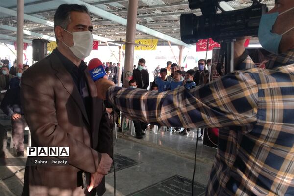 مراسم بزرگداشت سرلشکر شهید اسماعیل دقایقی در شهرستان امیدیه