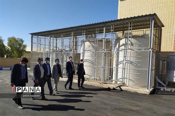 بازدید سرزده  رئیس سازمان دانش‌آموزی  فارس از استخر آماده افتتاح در داراب