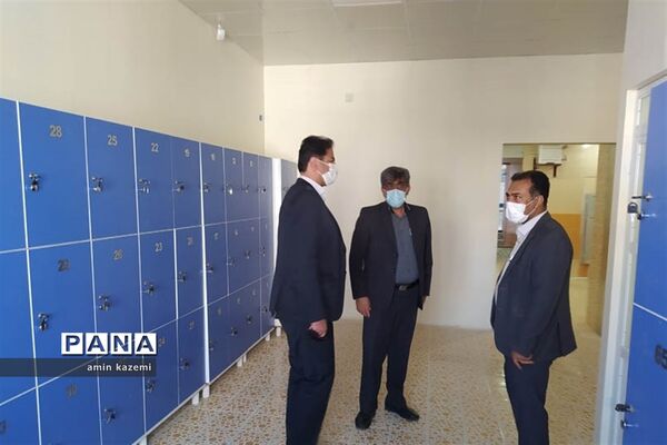 بازدید سرزده  رئیس سازمان دانش‌آموزی  فارس از استخر آماده افتتاح در داراب