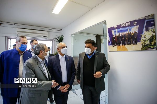 حضور وزیرآموزش و پرورش در سازمان دانش آموزی و خبرگزاری پانا