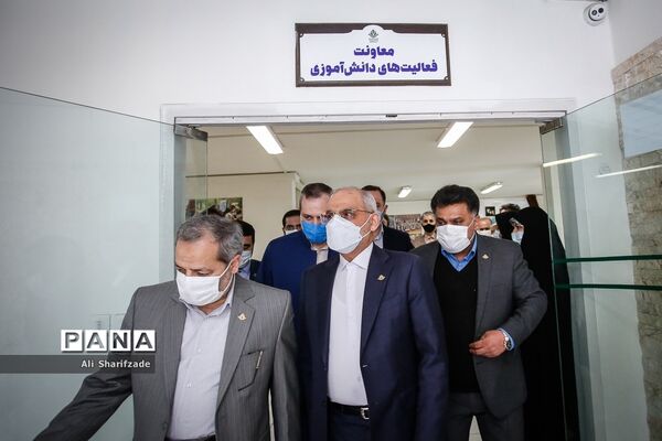 حضور وزیرآموزش و پرورش در سازمان دانش آموزی و خبرگزاری پانا