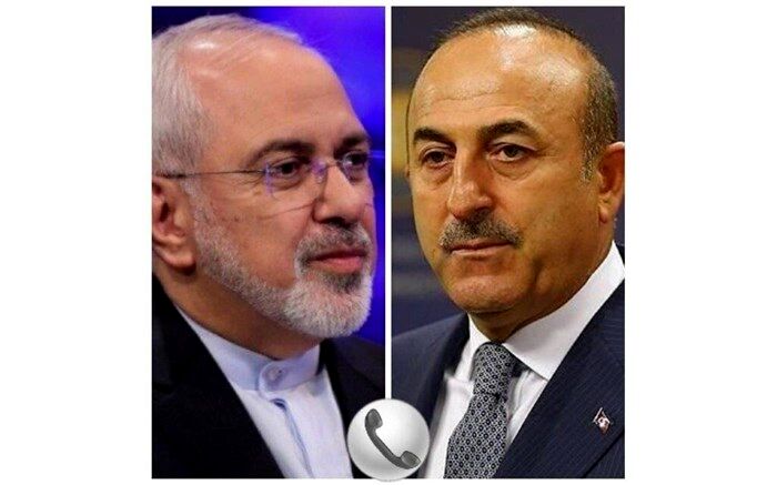 رایزنی تلفنی ظریف و چاووش‌اوغلو