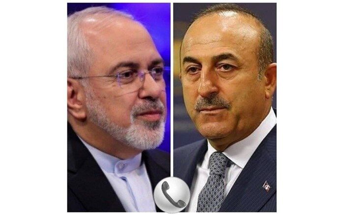 رایزنی تلفنی ظریف و چاووش‌اوغلو