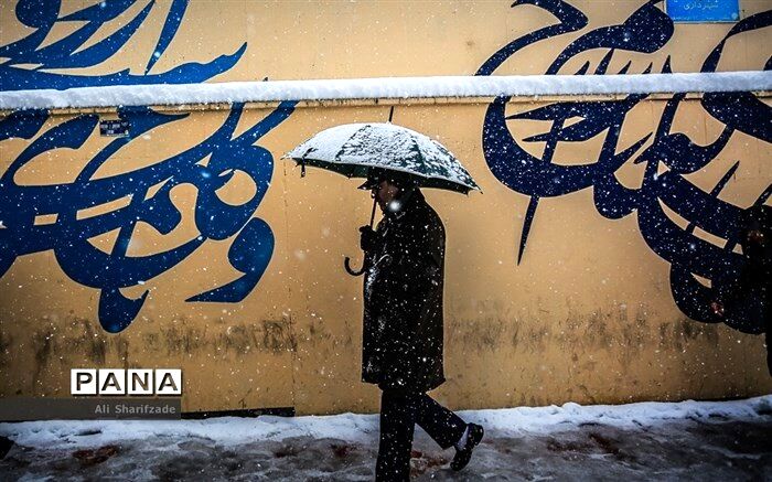 بارش برف و باران در بیشتر مناطق کشور؛ تهران برفی می‌شود