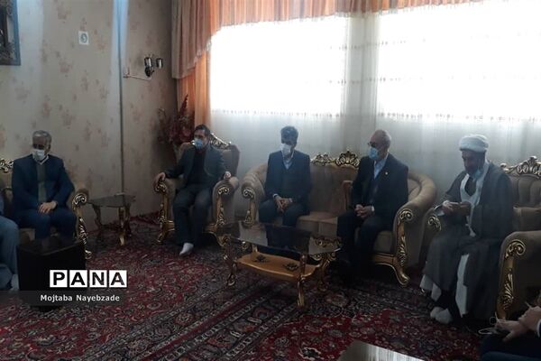 حضور معاون پرورشی و فرهنگی  آموزش و پرورش استان و روسای ادارات داخلی این  حوزه  در تربت جام