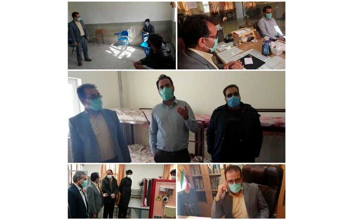 بازدید مدیر آموزش و پرورش شهرستان درمیان از مدارس شهر اسدیه