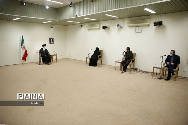 دیدار خانواده دانشمند شهید محسن فخری‌زاده با رهبر معظم  انقلاب