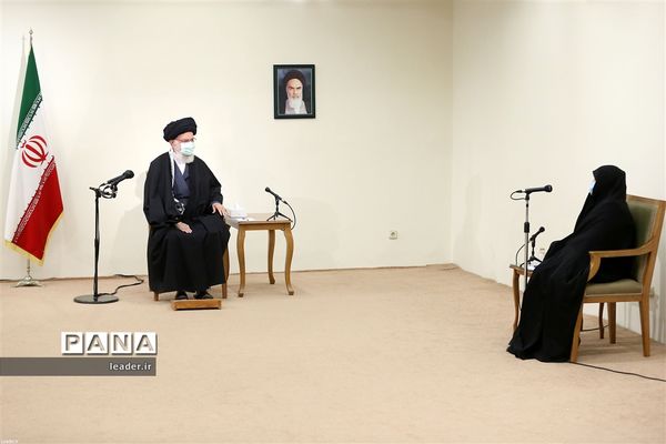 دیدار خانواده دانشمند شهید محسن فخری‌زاده با رهبر معظم  انقلاب