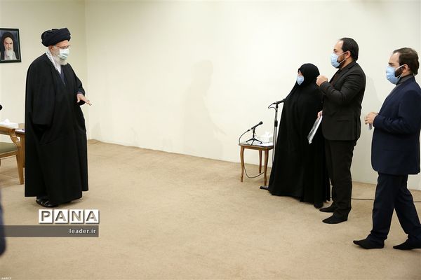 دیدار خانواده دانشمند شهید محسن فخری‌زاده با رهبر معظم  انقلاب