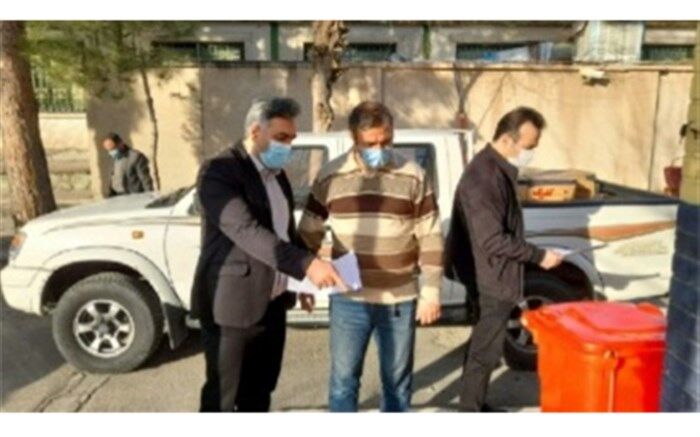 توزیع موادبهداشتی حمایتی سازمان ملل درمدارس منطقه‌جوادآباد