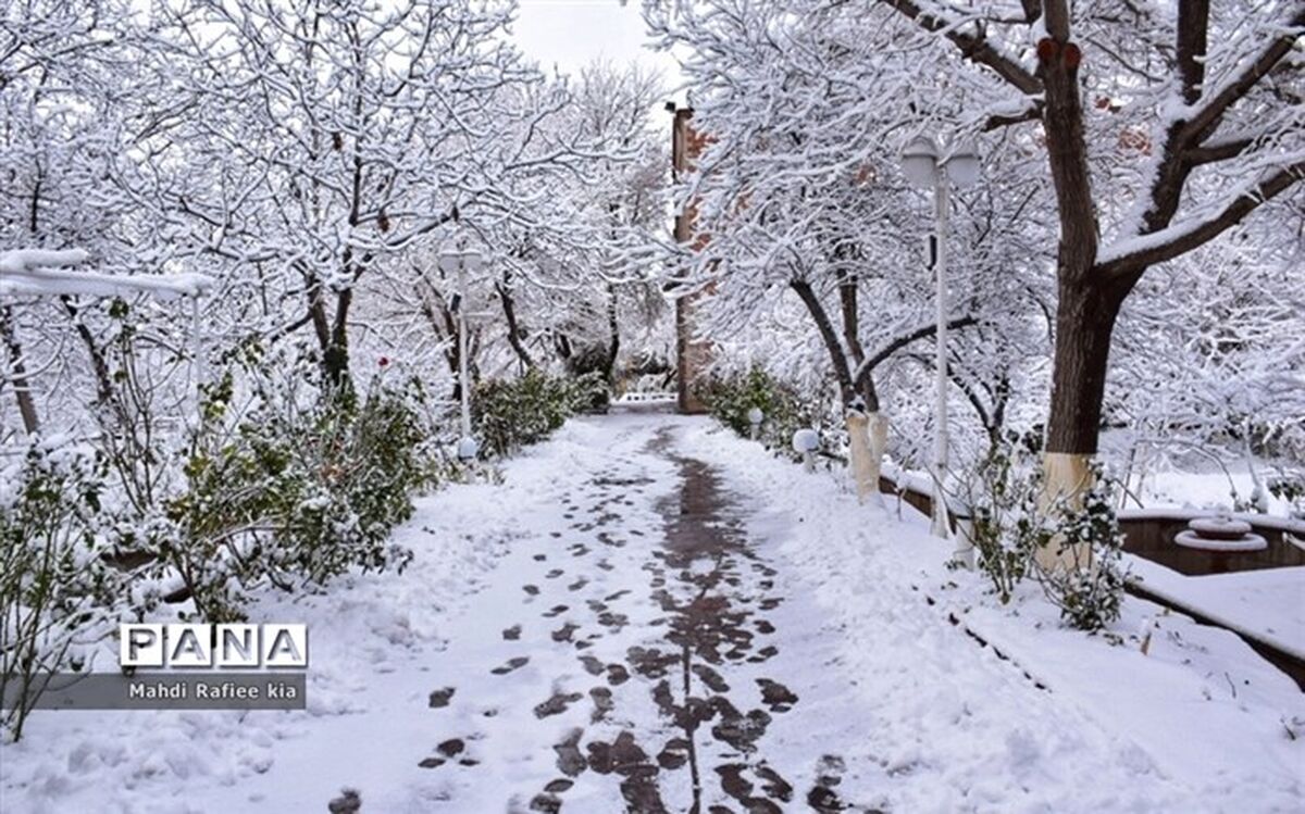 بارش برف و باران در برخی مناطق کشور