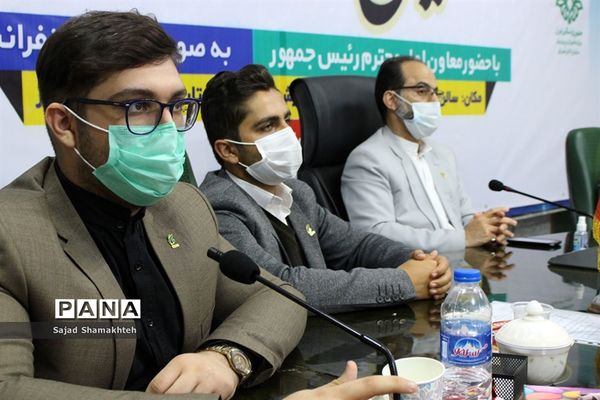 حضور نمایندگان خوزستان درآیین افتتاحیه دهمین دوره مجلس دانش آموزی کشور