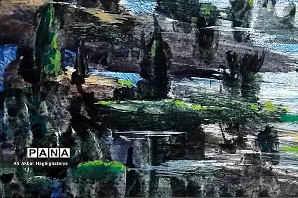 نمایشگاه نقاشی فرهنگی بازنشسته اهل شیراز