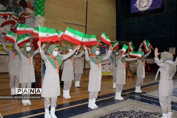 نواخته شدن زنگ و مانور تشکیلاتی یاوران انقلاب در کرمانشاه