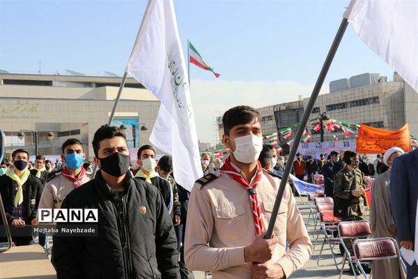 مراسم گلبانگ انقلاب در میدان شهدای  مشهد