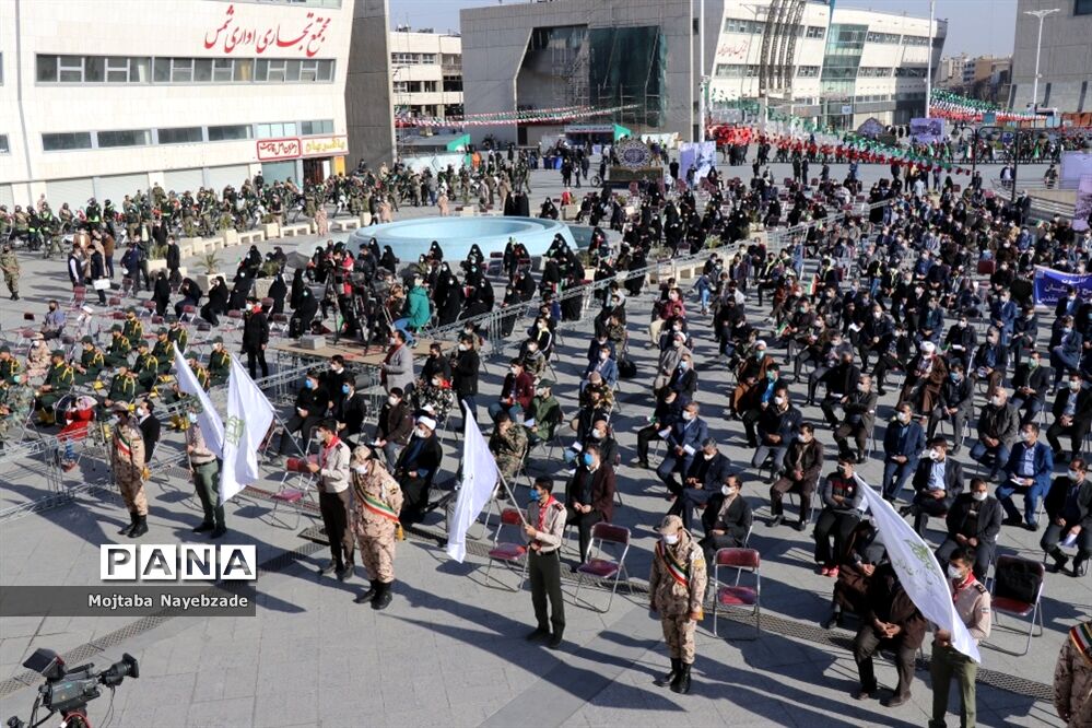 مراسم گلبانگ انقلاب در میدان شهدای  مشهد