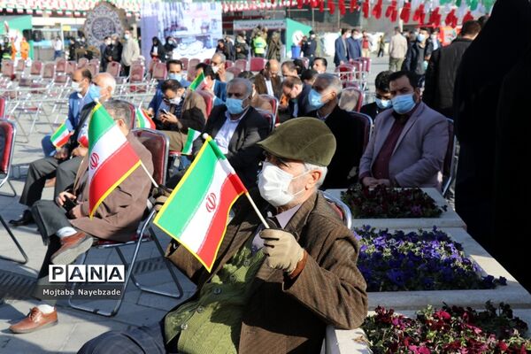 مراسم گلبانگ انقلاب در میدان شهدای  مشهد