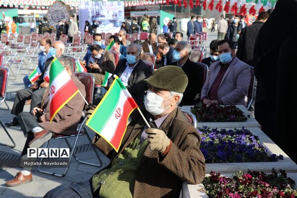 مراسم گلبانگ انقلاب در میدان شهدای  مشهد