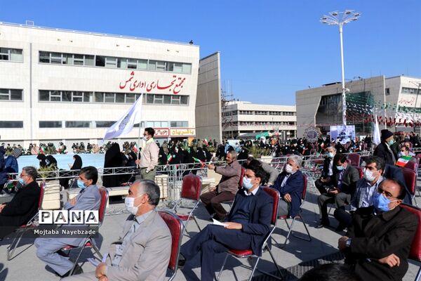 مراسم گلبانگ انقلاب در میدان شهدای  مشهد