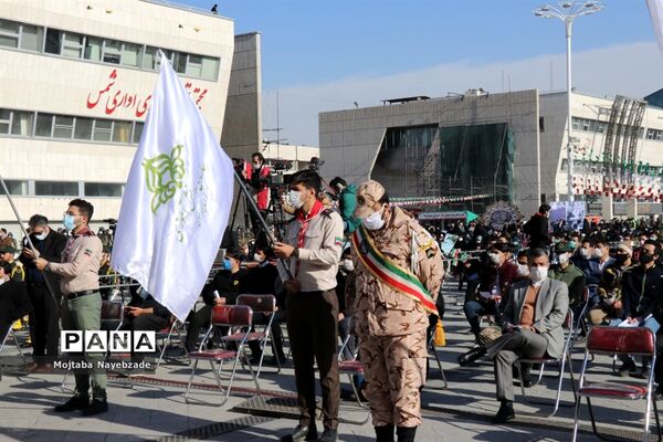 مراسم گلبانگ انقلاب در میدان شهدای  مشهد