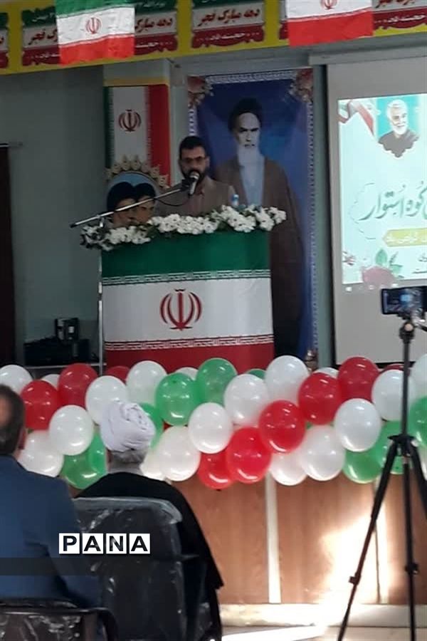 آیین نواختن زنگ انقلاب در مدارس البرز