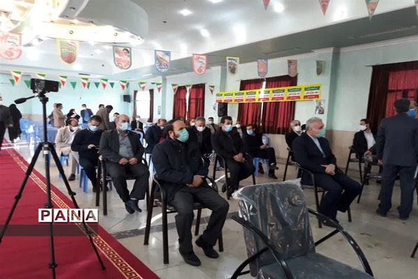 آیین نواختن زنگ انقلاب در مدارس البرز