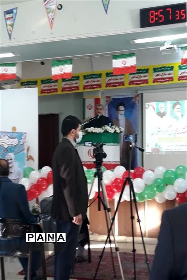 آیین نواختن زنگ انقلاب در مدارس البرز