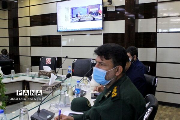 آیین افتتاحیه اردوهای راهیان نور مجازی استان بوشهر
