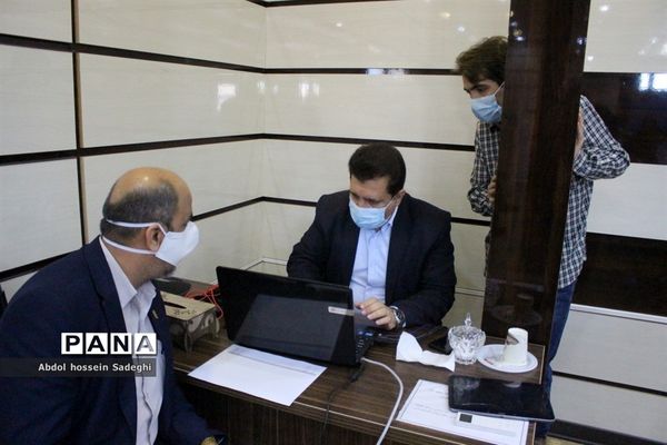 آیین افتتاحیه اردوهای راهیان نور مجازی استان بوشهر