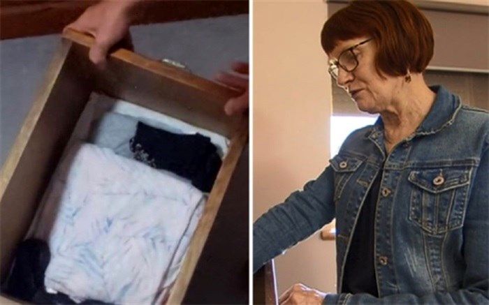 مار سیاه  در کمد خانه پیرزن